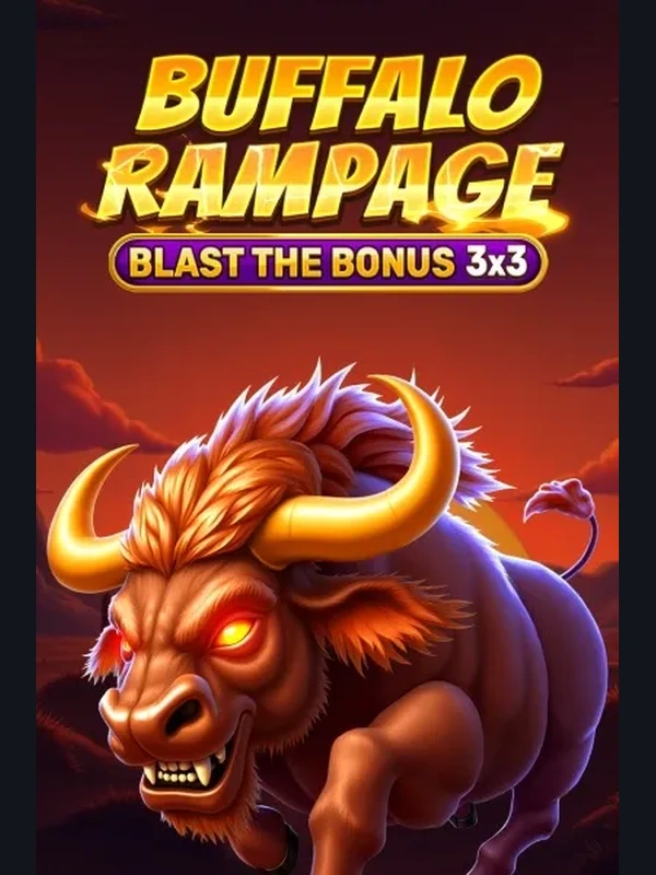 Buffalo Rampage Blast the Bonus 3x3 slot at Coral Casino